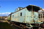 Caboose and a scenic view